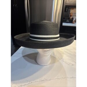 Arlin Women's Derby Black White Derby Wedding Dress Hat Pretty Woman